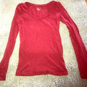 Victoria Secret Red Long Sleeve